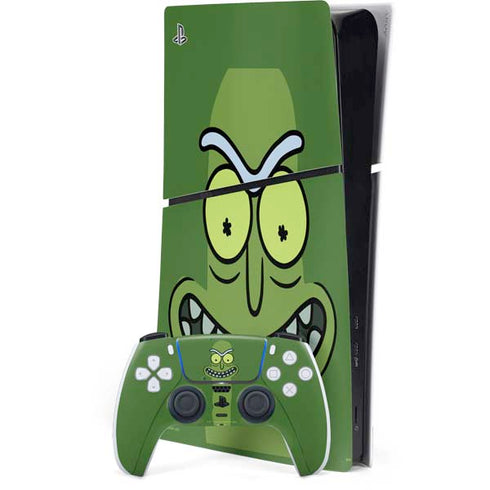 Adult Swim Rick and Morty Pickle Rick PS5 Slim Digital Edition Console Skin